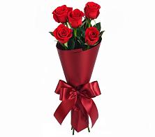 Букет 5 Красных роз Эдлесс Лав в Волочаевке-2