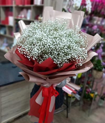 Букет цветов из: Гипсофила в Волочаевке-2