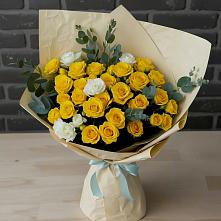 Букет цветов из:  Розы #REPLACE_PRED# Волочаевке-2