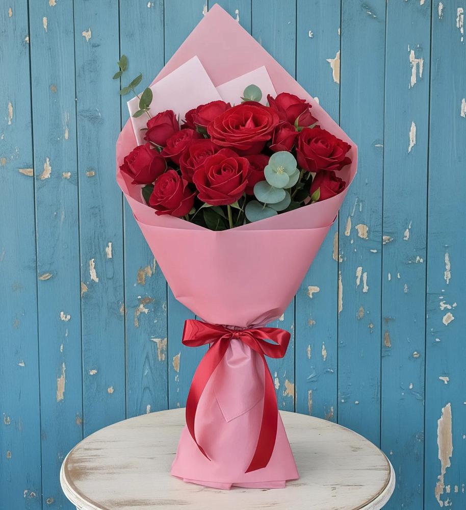 Букет цветов из: Розы в Волочаевке-2