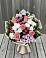 Букет цветов из: Альстромерии, Гвоздики, Розы и Хризантемы в Волочаевке-2