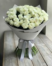 Букет 35 Белых роз в Волочаевке-2