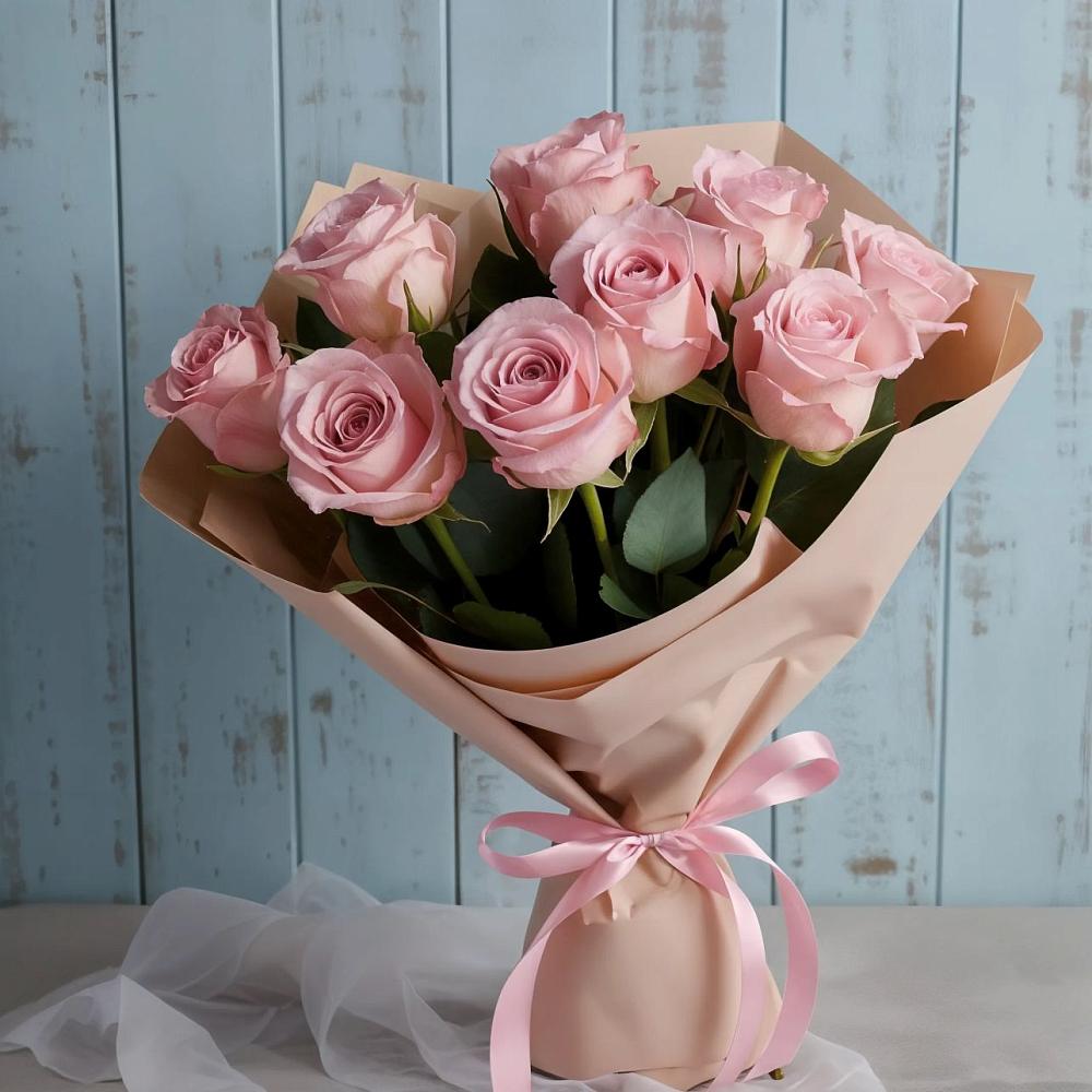 Букет цветов из: Розы в Волочаевке-2