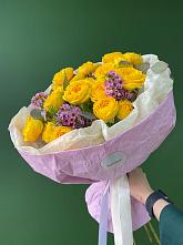 Букет Кустовые желтые розы #REPLACE_PRED# Волочаевке-2