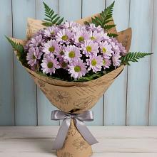 Букет цветов из:  Хризантемы в Волочаевке-2