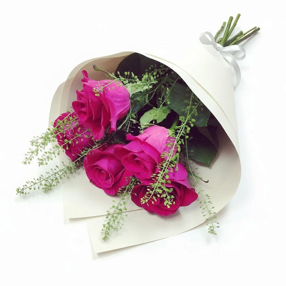 Букет цветов из: Розы в Волочаевке-2