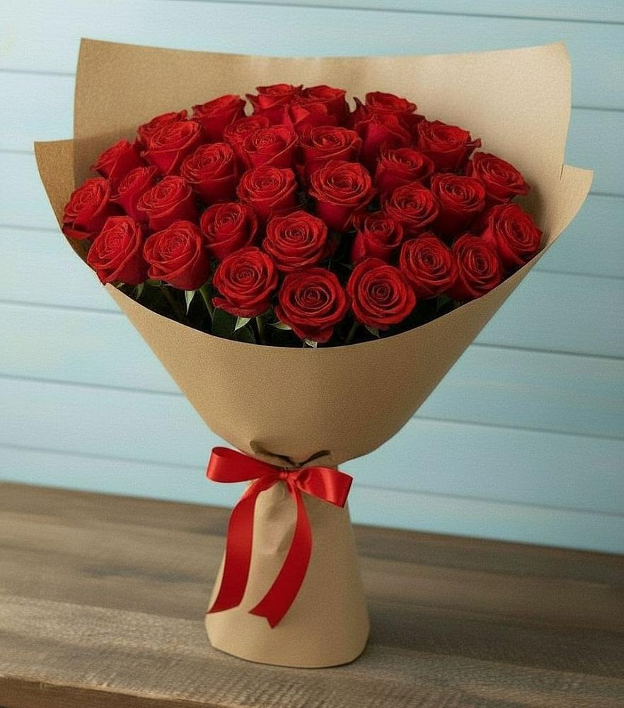 Букет Красные розы Милано в Волочаевке-2