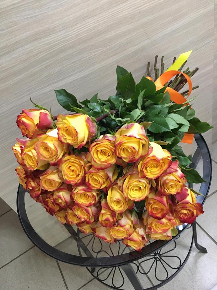 Букет Желтые розы в Волочаевке-2