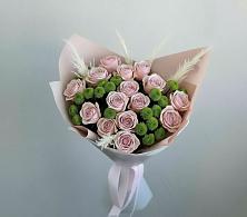 Букет цветов из:  Розы и Хризантемы в Волочаевке-2