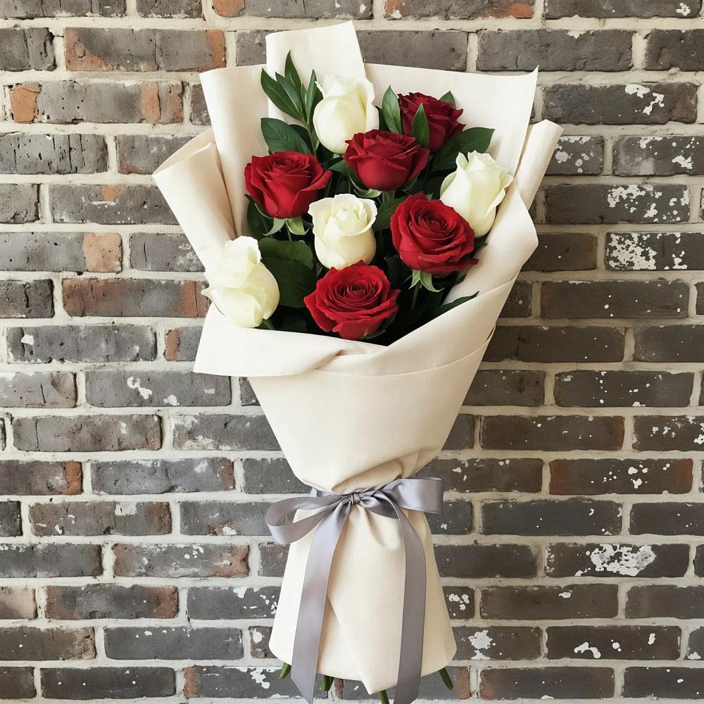 Букет цветов из: Розы в Волочаевке-2