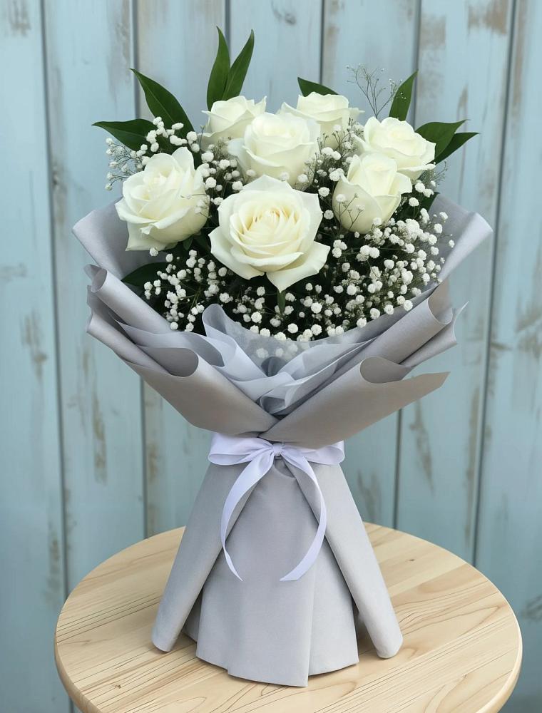 Букет цветов из: Розы в Волочаевке-2