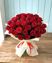 Букет 29 Красных роз в Волочаевке-2