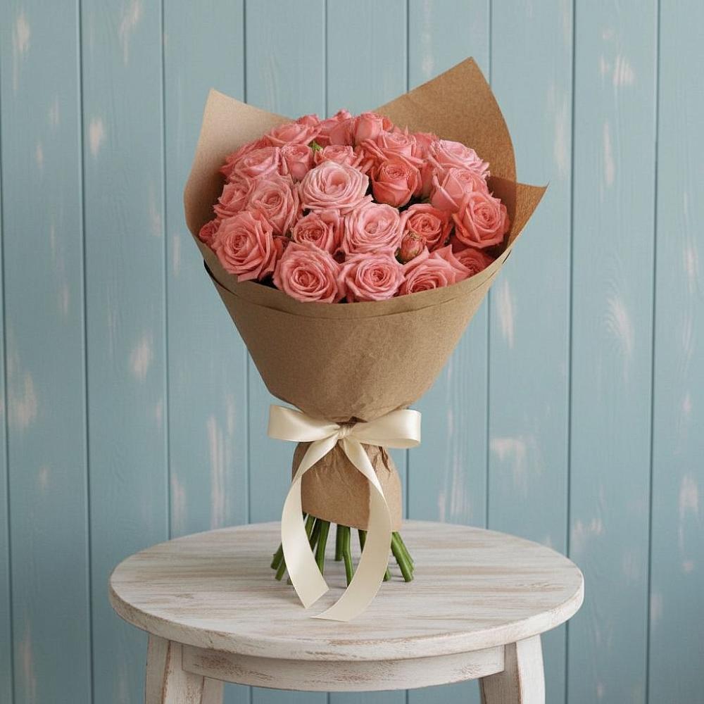 Букет цветов из: Розы в Волочаевке-2