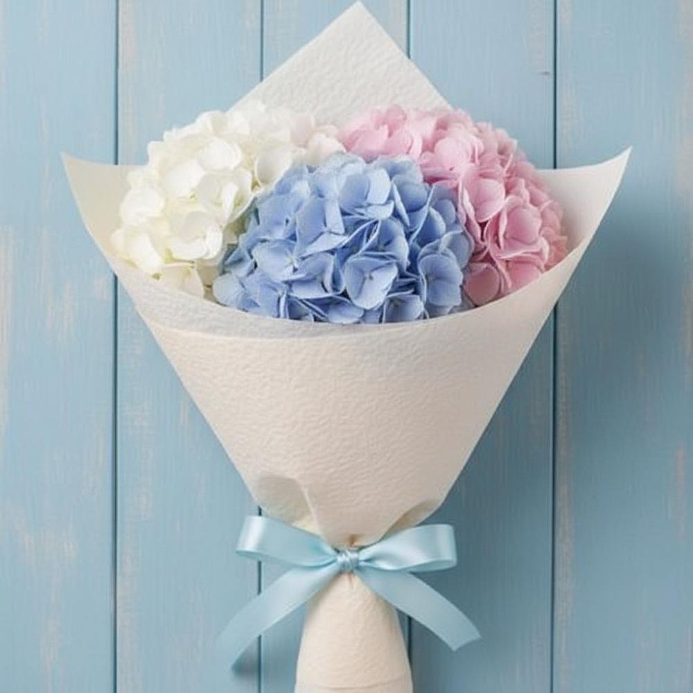 Букет цветов из: Гортензия в Волочаевке-2